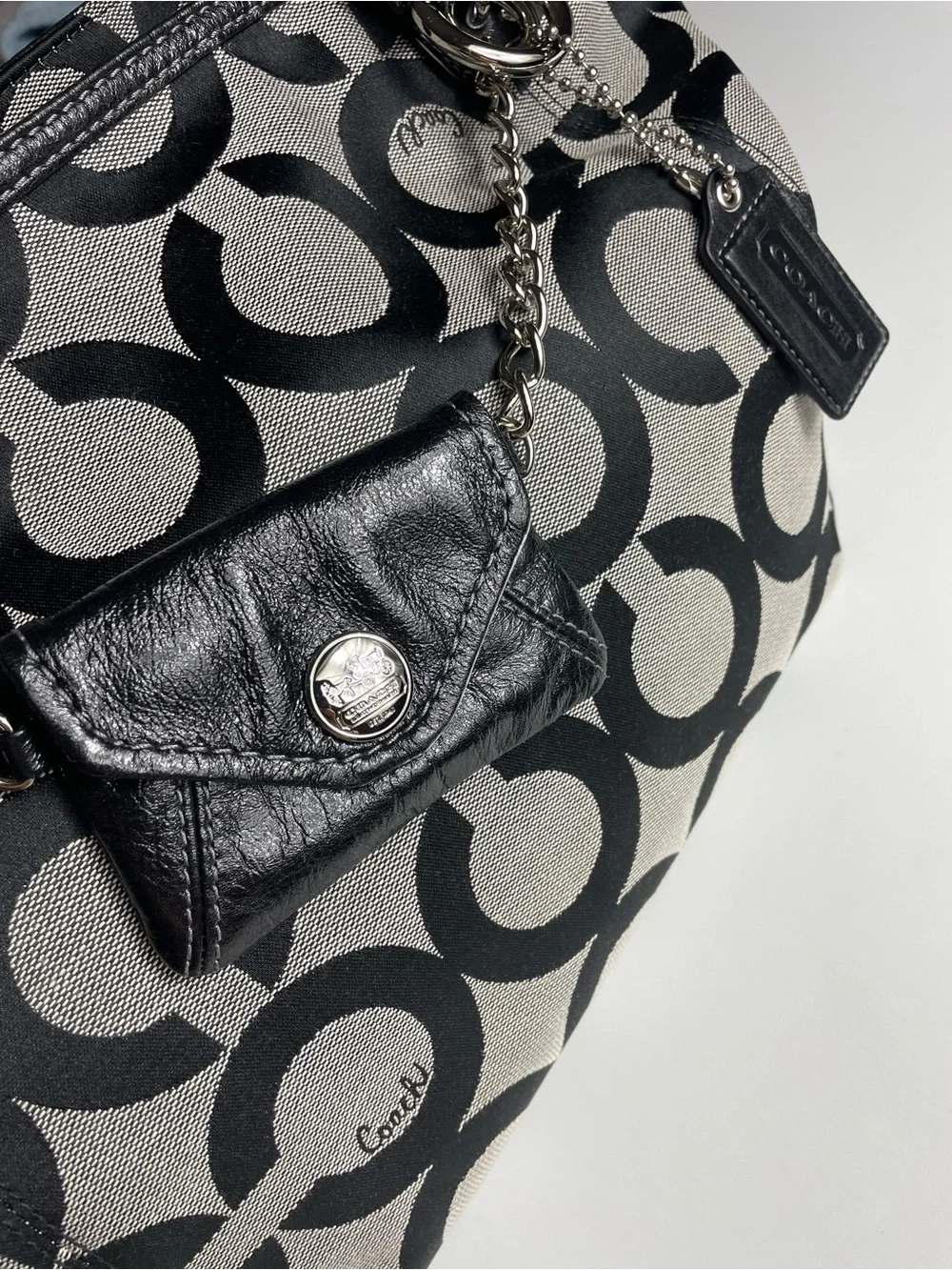 NWT Coach OP Art Signature Tote Bag Y2K